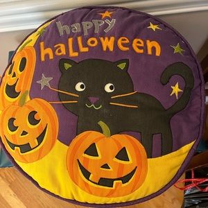 Large Round Halloween Pillow
